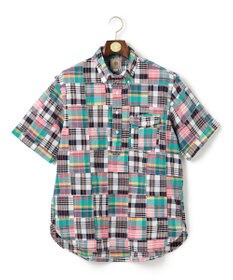 J.PRESS MEN パッチワーク プルオーバーシャツ