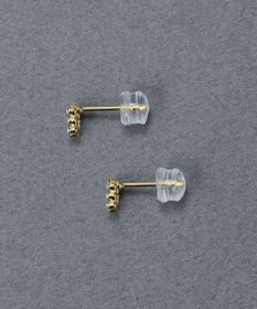 Phoebe 〈金属アレルギー対応〉タイニーレクタングルビジューピアス　小粒/小さい/小さめ/セカンドホール