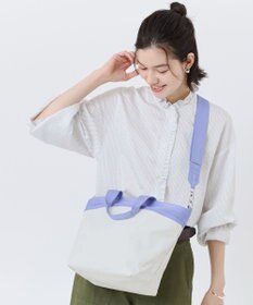 LeSportsac BUCKET TOTE/メレンゲ/ペリウィンクルドリーム
