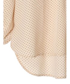 CRAFT STANDARD BOUTIQUE ピコフリルドットブラウス