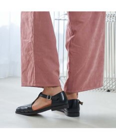 ing <ing>【WEB限定】Tストラップデザインシューズ