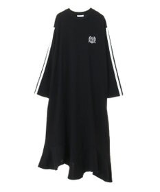 CRAFT STANDARD BOUTIQUE ライン入り裾フリルワンピース