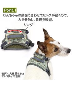 PET PARADISE ペットパラダイス やさしい ハーネス 迷彩 ３Ｓ 〔小型犬〕
