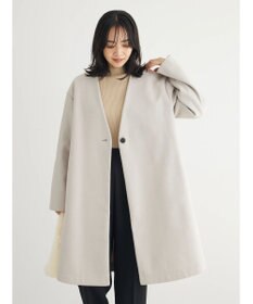 Green Parks 洗えるＶネックミディ丈コート