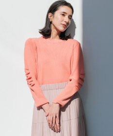 組曲 Elena フリルスリーブ ニットプルオーバー