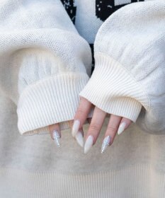 WEGO 2WAYグラフィックワンショルニット