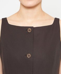 uncrave テンセルライトリネン ジレブラウス