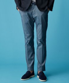 JOSEPH ABBOUD 【ウエストも伸びる!/ストレッチ/軽量/Eco撥水】マイクロピケストレッチ パンツ ブルー系7