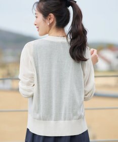 Tiaclasse 麻タッチカーディガン