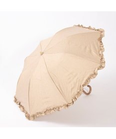 UNBILLION カシュネ cachenez / 【晴雨兼用】【日傘】 シャンプレーフリルトップレス折りたたみ傘