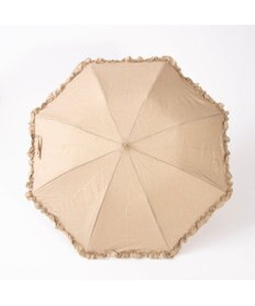 UNBILLION カシュネ cachenez / 【晴雨兼用】【日傘】 シャンプレーフリルトップレス折りたたみ傘