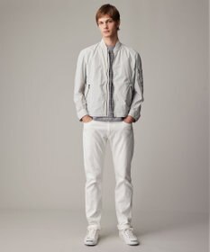 JOSEPH ABBOUD 【軽量/ストレッチ/撥水】ライトワッシャーストレッチ ショートブルゾン