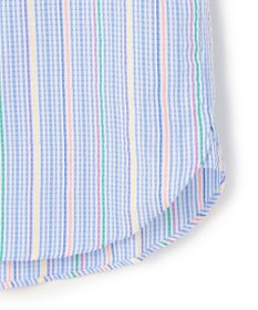 J.PRESS MEN 【Aero Weave】クールマックスサッカー ストライプ シャツ / B.D.