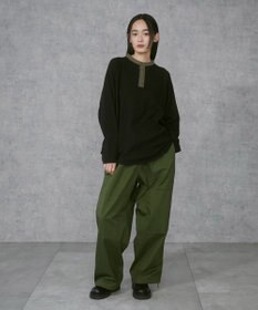 WEGO 【ユニセックス着用ITEM】ラグランヘンリーネックT