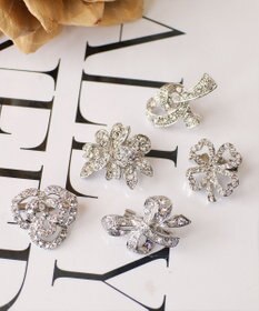 Tiaclasse ダイヤモンドカットブローチシリーズ