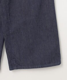 NAVE 【ReNave・セットアップ可/洗える】マーセライズデニム ラップワイドパンツ