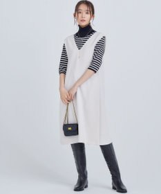 組曲 ライトダブルクロス ジャンパーワンピース