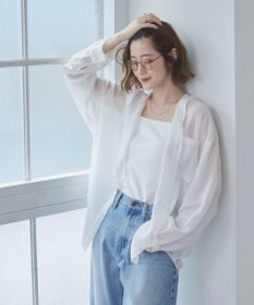 WEGO 【2026年春夏新作】シアーフードシャツ