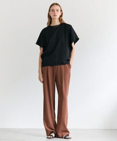 BEIGE， DIOP / スビンコットン ドレープTシャツ