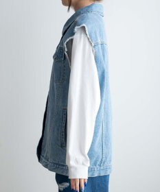 WEGO オーバーサイズデニムベスト