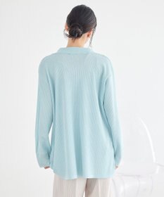 earth music&ecology テーラーカラーニットカーディガン