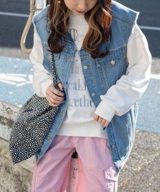 WEGO オーバーサイズデニムベスト
