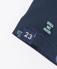 23区GOLF 【WOMEN】【吸水速乾・UVケア】ステッカープリント モックネックシャツ