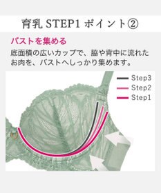 BRADELIS New York 【BRADELIS New York / 育乳補整ブラ・STEP1 集める】ジャスミンステップ1ブラ26S2