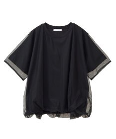 Green Parks チュールドッキングバルーン５分袖プルオーバー