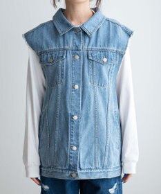 WEGO オーバーサイズデニムベスト