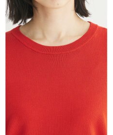 Green Parks 袖楊柳ドッキングニットプルオーバー