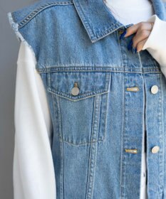 WEGO オーバーサイズデニムベスト