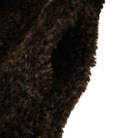 AMERICAN HOLIC ノーカラーフェイクファーコート