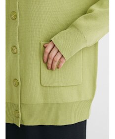 Green Parks ミドル丈モックネックカーディガン