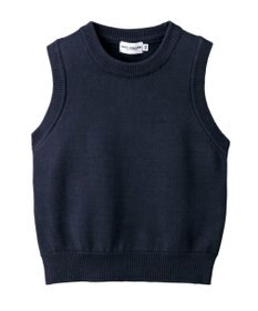 MIKI HOUSE HOT BISCUITS 【ミキハウス】【100-140cm】 綿ニットクルーネックベスト(女の子用)