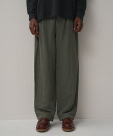 ATON COTTON LINEN VOILE | ルーズフィットパンツ - UNISEX