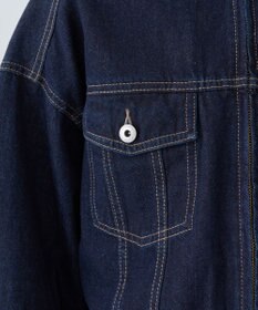 earth music&ecology ショートジップデニムジャケット