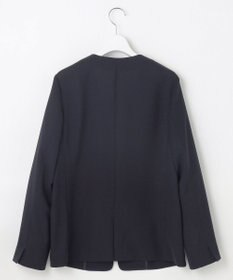 自由区 S 【セットアップ対応・接触冷感・UVケア・洗える】ライトストレッチノーカラー ジャケット