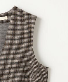 ANY ラメチェックジャガードワンピース