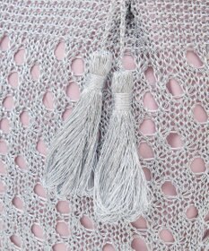 Green Parks ・ＱＵＯＮ　マクラメメタルトート