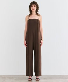 BEIGE， 【洗える】PHILOX / ハイストレッチベアトップオールインワン