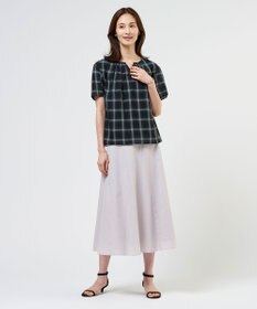 J.PRESS LADIES 【WEB限定カラーあり】アキハ BREEZE COOL フレア スカート