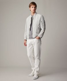 JOSEPH ABBOUD 【軽量/ストレッチ/撥水】ライトワッシャーストレッチ ショートブルゾン