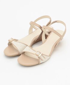 ANY SIS 【美人百花7月号掲載】バックルポイントプチウェッジ サンダル