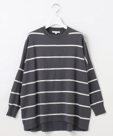 自由区 L 【WEB限定カラーあり】レーヨンストレッチ ニットT