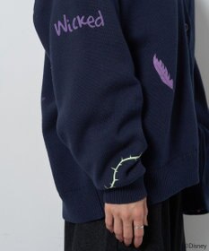 earth music&ecology Ｖｉｌｌａｉｎｓ　マレフィセント／ニットカーディガン