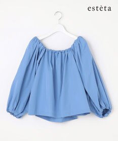 23区 【エステータ】THOMAS MASON ボリュームスリーブブラウス
