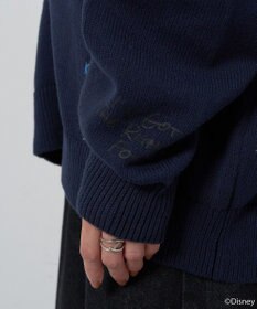 earth music&ecology Ｖｉｌｌａｉｎｓ　マレフィセント／ニットカーディガン