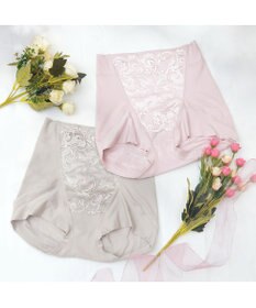 BRADELIS New York 【BRADELIS NewYork peace ブラデリス】ハートのお尻に格上げショーツ24 深め 綿混 伸縮性抜群 程よくフィットしてキュッと上がる