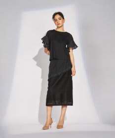 GRACE CONTINENTAL フレアスリーブカットトップ